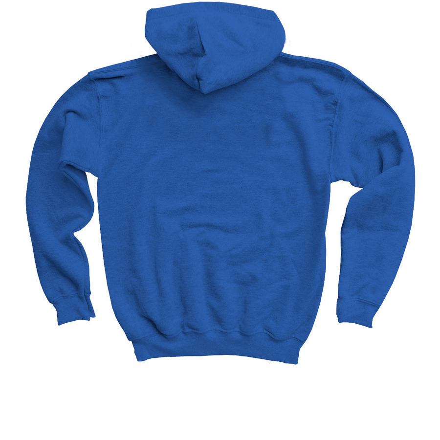Chargers Gear, a Royal Blue Youth Pullover Hoodie (back-view)