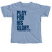Play For His Glory., a Washed Denim Comfort Colors Unisex Tee