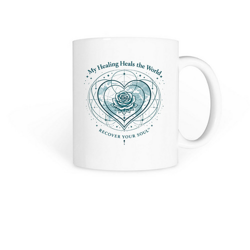 My Healing Heals the World, a White Coffee Mug