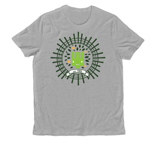 Just Forky (no BGC)!, a Granite Grey Heather Allmade Organic Cotton Unisex Tee