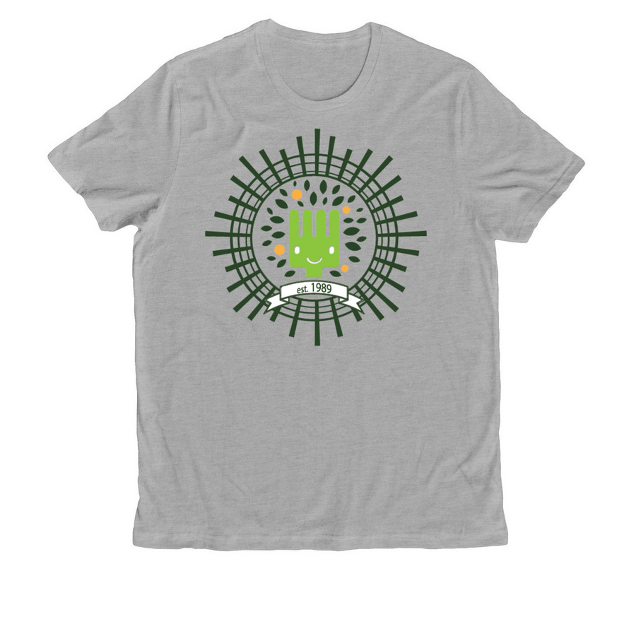 Just Forky (no BGC)!, a Granite Grey Heather Allmade Organic Cotton Unisex Tee