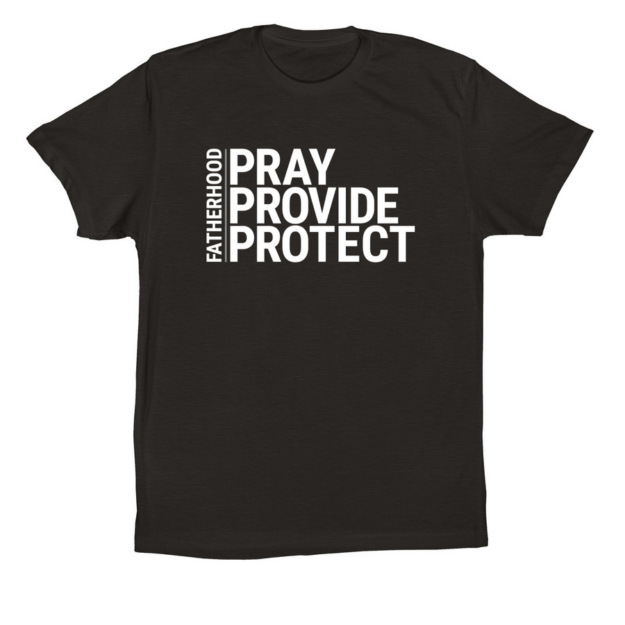 Fatherhood, a Black Premium Cotton Tee