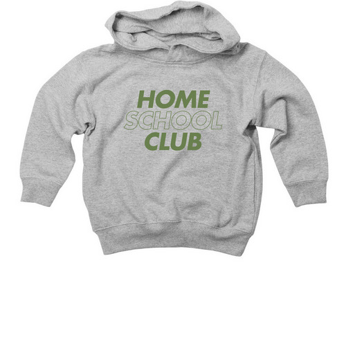 Toddler - Homeschool Club, a Heather Toddler Pullover Hoodie