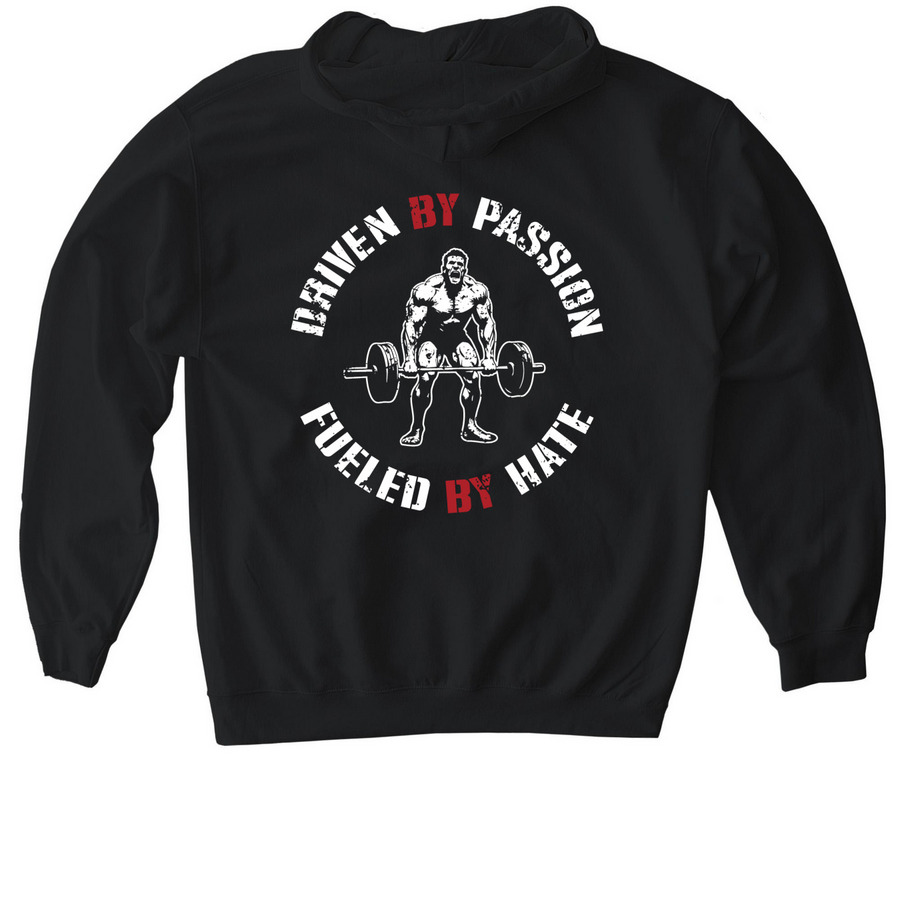 Look good Feel good, a Black Gildan Softstyle Pullover Hoodie (back-view)