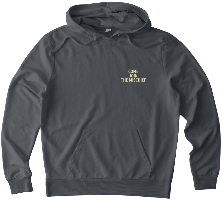 RRRC Punk Collection Hoodies '26, a Terrain Grey Allmade Organic French Terry Pullover Hoodie