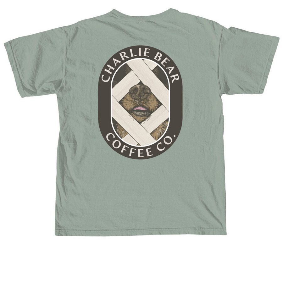 Charlie Bear OG, a Bay Comfort Colors Unisex Tee (back-view)
