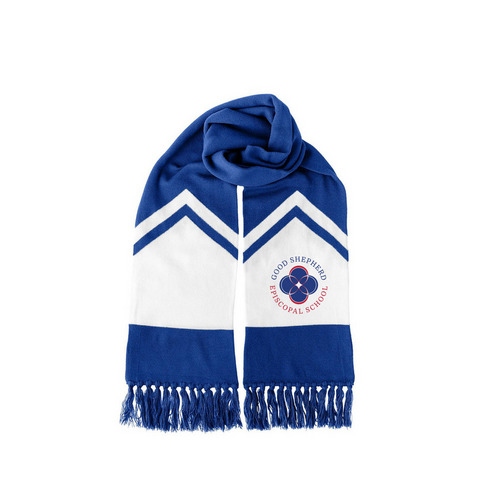 GSES Spirit Scarves, a True Royal/ White True Royal/ White