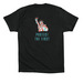 Protect the First, a Vintage Black Premium Cotton Tee (back-view)