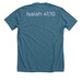 2026 Eastern Iowa Walk to Defeat ALS: TEAMVON, a Heather Deep Teal Premium Unisex Tee (back-view)