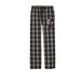 New Logo Color Pants, a Black Flannel Pajama Pant