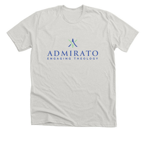 Admirato Light, a Heather Cement Premium Unisex Tee