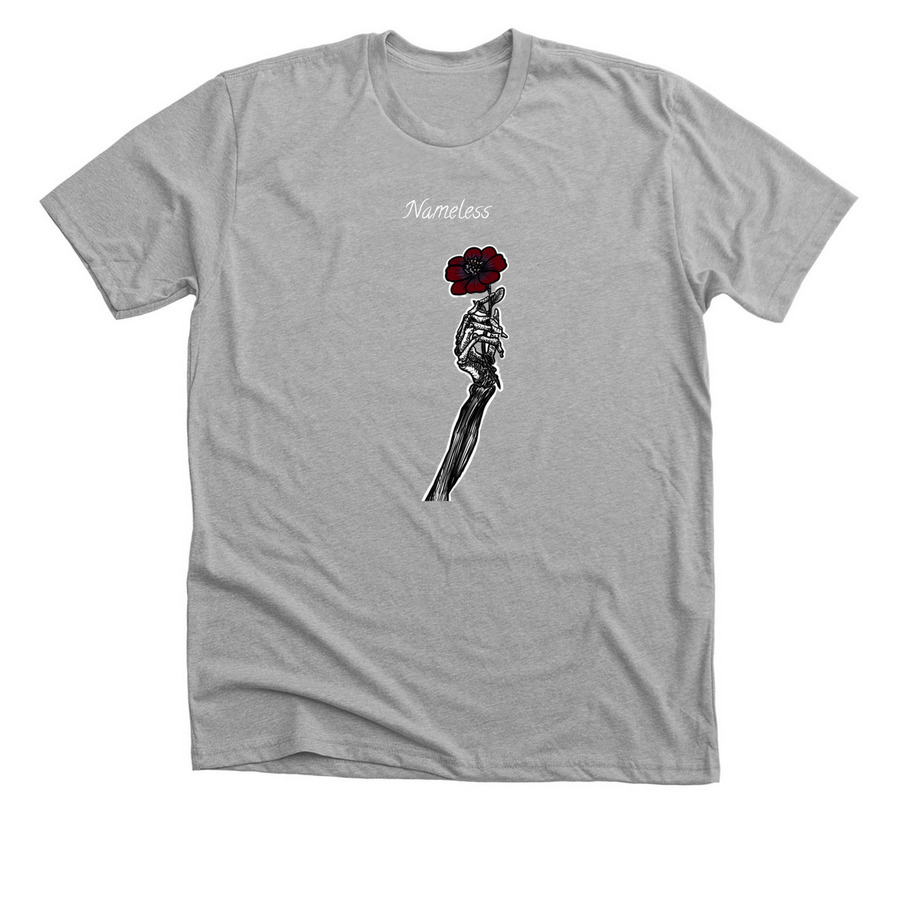 Memento Mori, a Athletic Heather Premium Unisex Tee