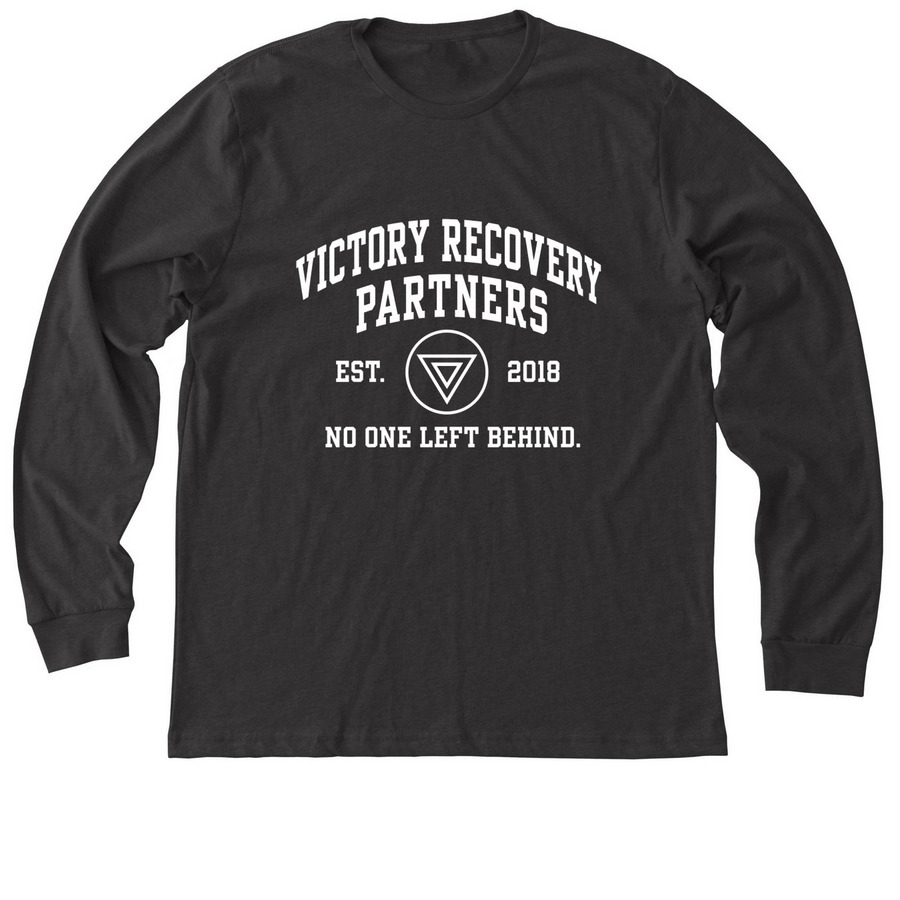 VRP Varsity, a Dark Grey Heather Premium Long Sleeve Tee