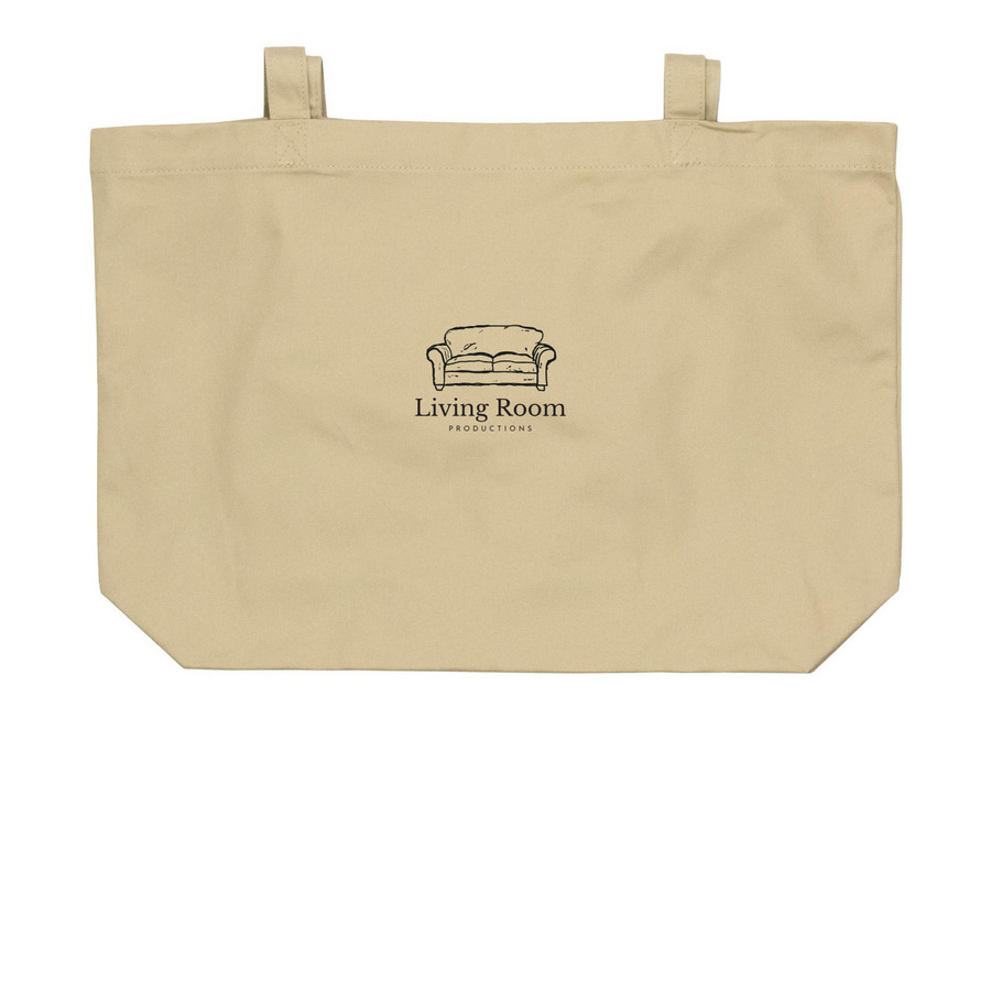 even more totes!, a Oyster Large Organic Cotton Tote Bag