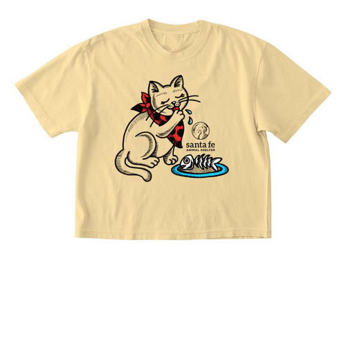 Lunch Time Boxy Tee, a Butter Comfort Colors Boxy Tee