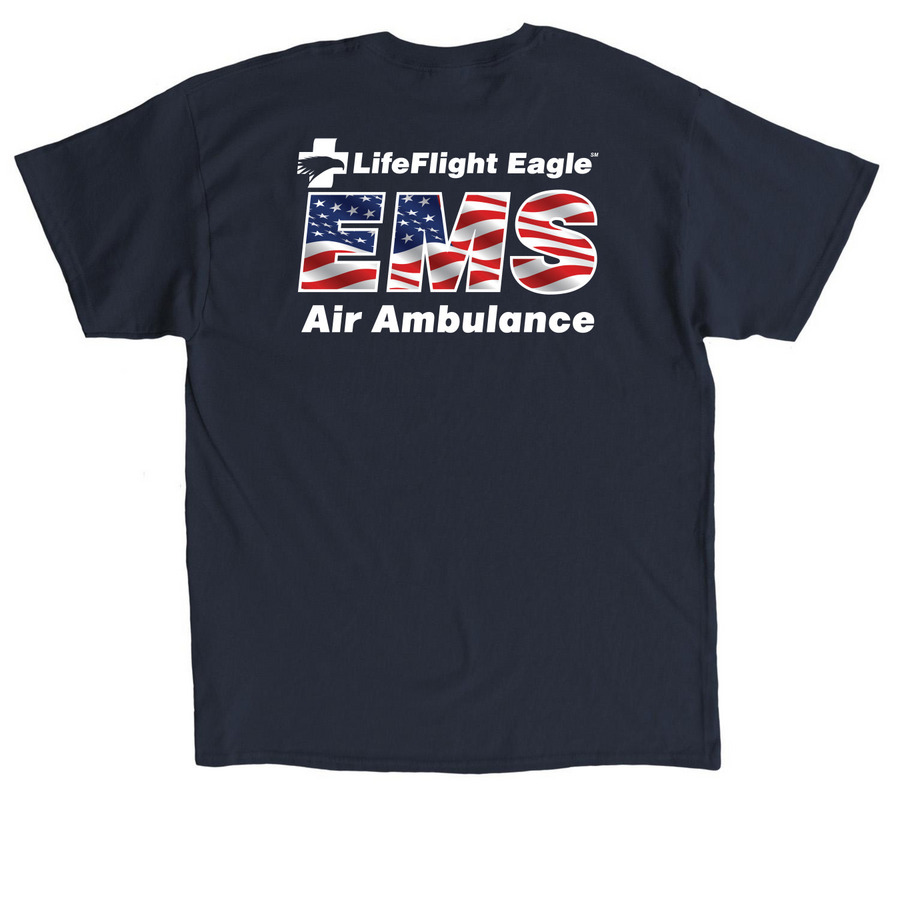 Duty Shirt - USA 250 Theme, a Navy Classic Unisex Tee (back-view)