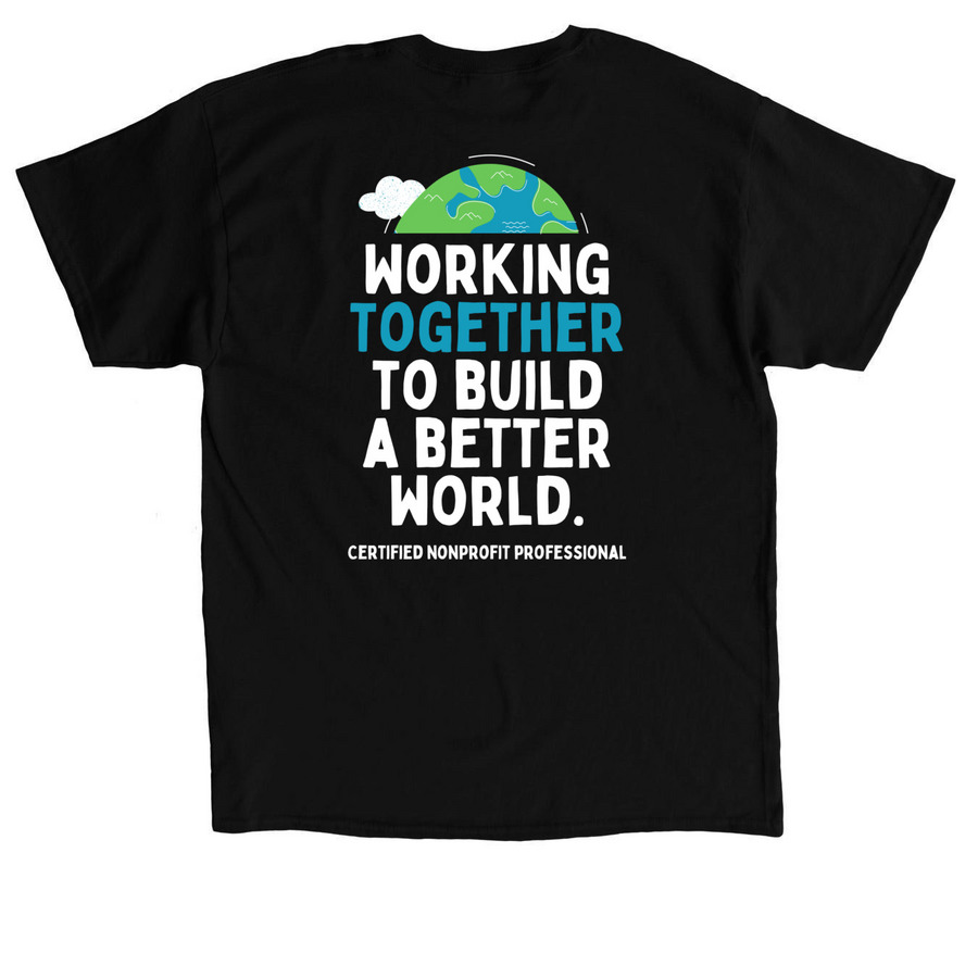 National Certified Nonprofit Professional Day, a Black Classic Unisex Tee (back-view)