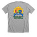 It's Dangerous to Go Alone, Take This (Front), a Athletic Heather Premium Unisex Tee (back-view)
