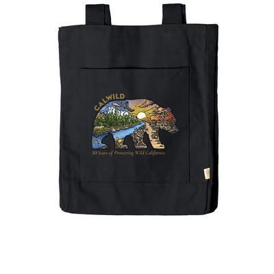 CalWild Bear Tote, a Black Reclaimist Everywhere Tote Bag