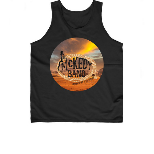 McKedy Band desert tops, a Black Classic Unisex Tank Top