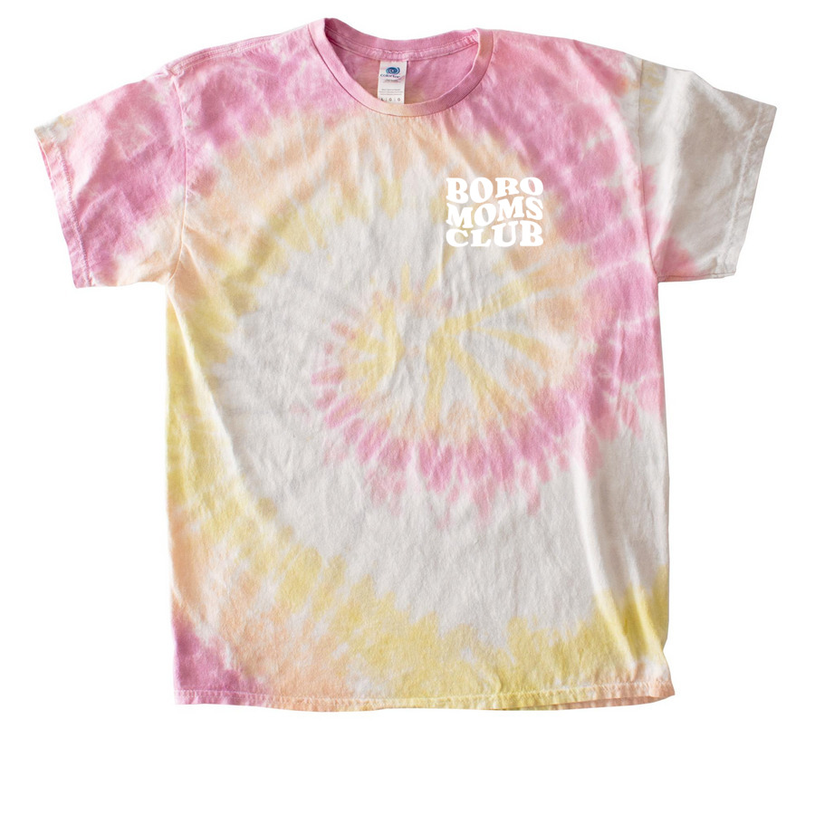 MOMS Club Shirt, a Desert Rose Classic Tie Dye Tee