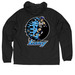 Santa Cruz Derby Groms Legacy - Windbreaker, a Black Quarter-Zip Windbreaker (back-view)