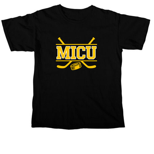 MICUxBruins, a Black Comfort Colors Unisex Tee