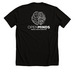 Merch with a Mission, a Solid Black Blend Premium Unisex Tee (back-view)
