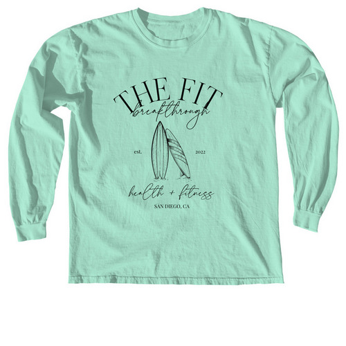 BACH SURF, a Island Reef Comfort Colors Long Sleeve Tee