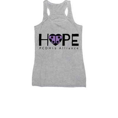 Hope for PCDH19, a Athletic Heather Women's Racerback