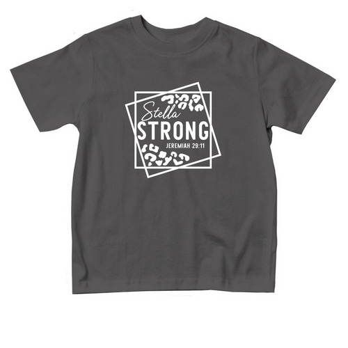Stella Strong Toddler Size, a Charcoal Toddler Tee