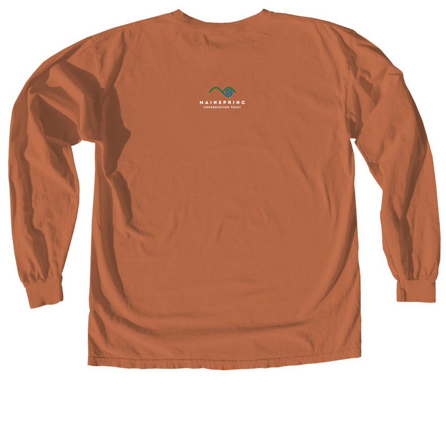 Save the Hellbender- Light Graphic Shirts, a Yam Comfort Colors Long Sleeve Tee (back-view)