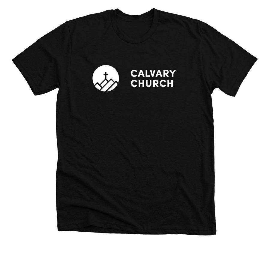 Calvary Church T-Shirt & Sweatshirts, a Solid Black Blend Premium Unisex Tee