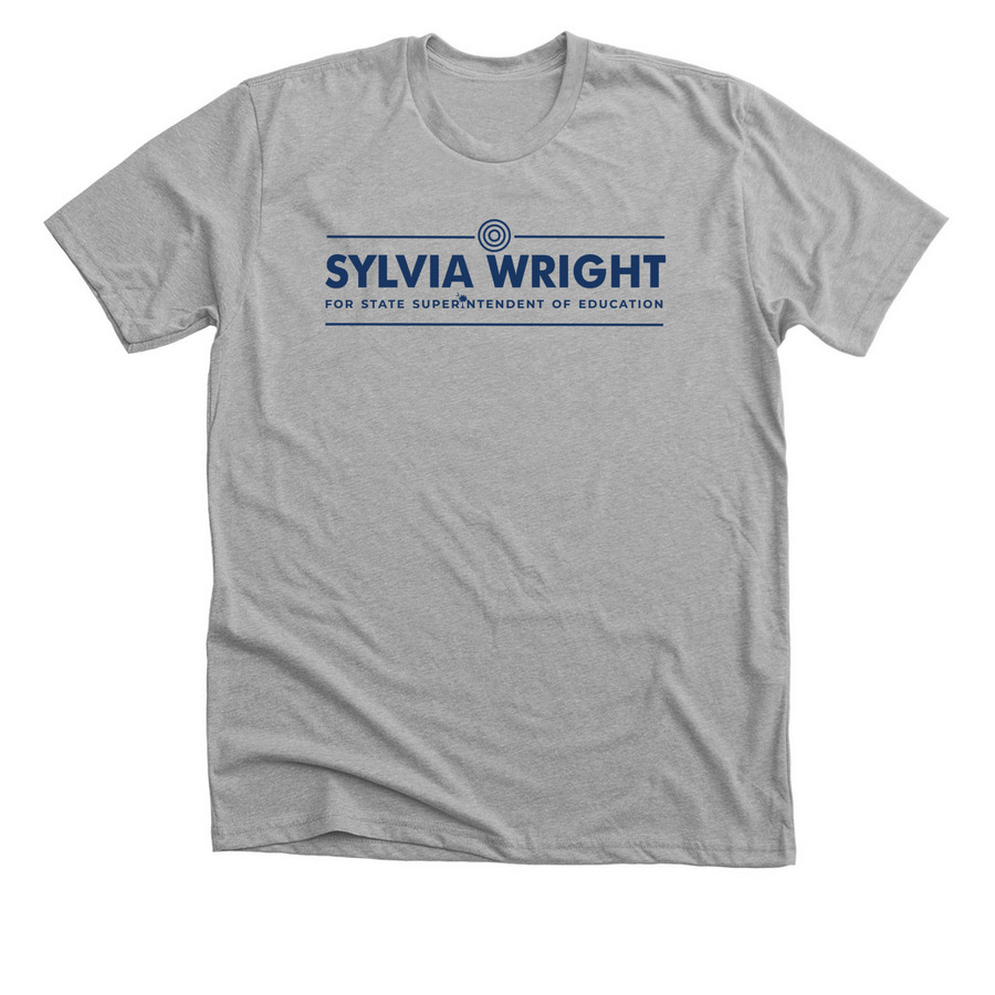 Sylvia Wright, a Athletic Heather Premium Unisex Tee