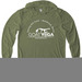 Goat Yogis, a Olive You Green Allmade Eco Triblend Hoodie Tee