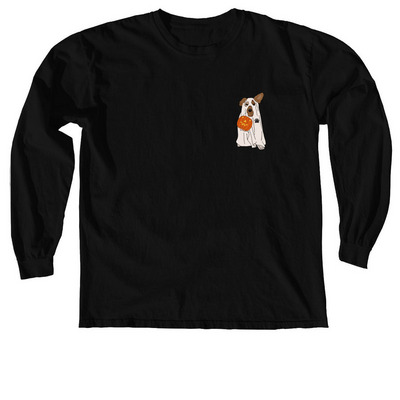 LHK9 Halloween Merch, a Black Comfort Colors Long Sleeve Tee