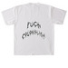 + FUCK COLONIALISM - DOUBLE SIDED +, a White Heavyweight Garment Dye Tee (back-view)
