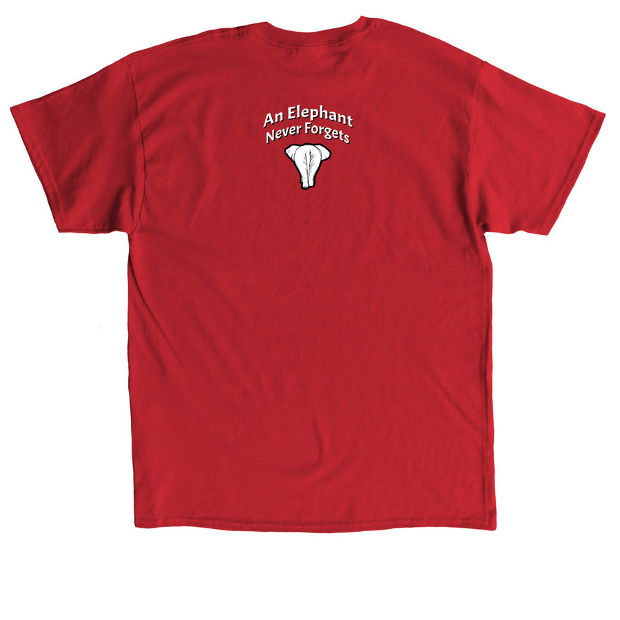 EHS 70th 55 Picnic, a Red Classic Unisex Tee (back-view)