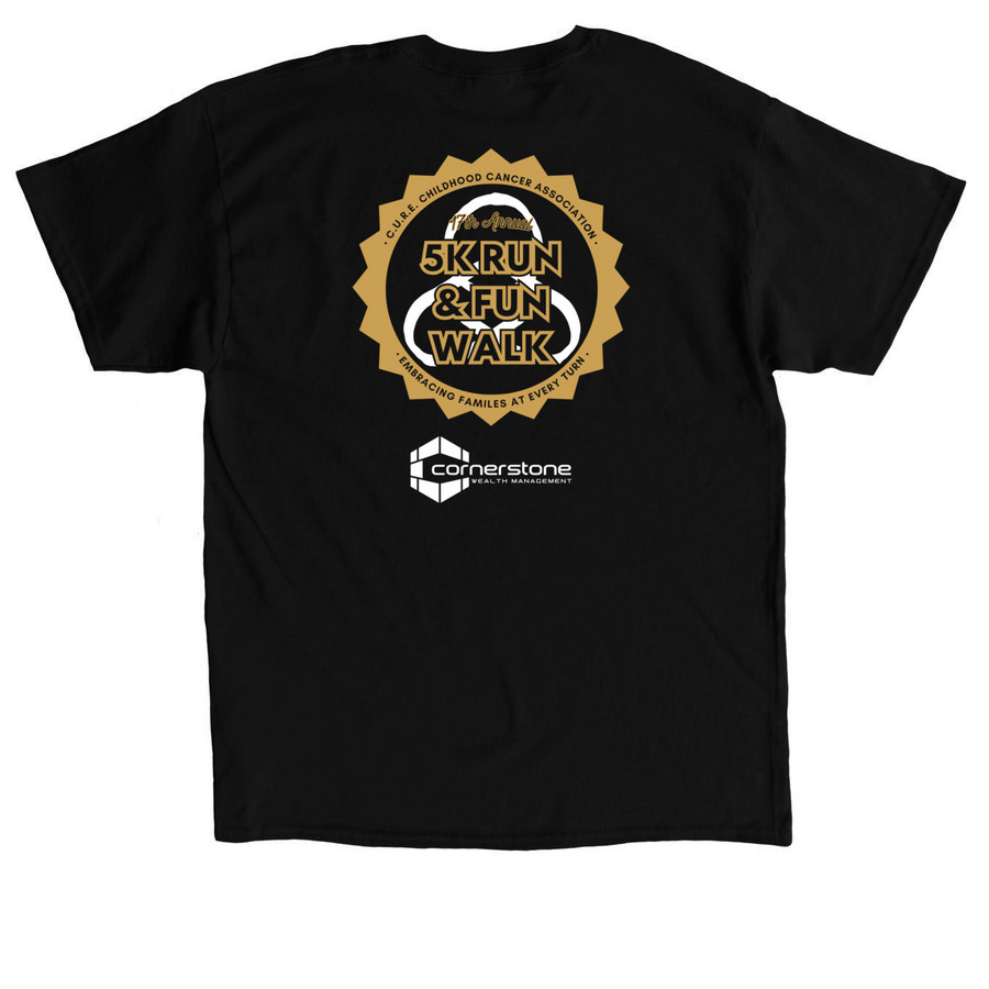 Kate's Crew, a Black Classic Unisex Tee (back-view)