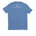 COTP Classic Handprint Tee, a Azure Blue Allmade Eco Triblend Unisex Tee (back-view)