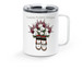 TundraFlowerClassics, a White Stainless Steel Travel Mug