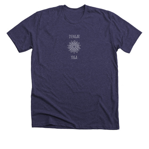 Iyengar Yoga, a Heather Lapis Premium Unisex Tee