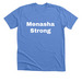 Menasha Strong, a Heather Columbia Blue Premium Unisex Tee