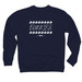 BUNNIES, a Classic Navy Midweight Crewneck Sweatshirt