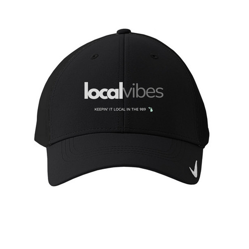 Local Vibes Nike Hat, a Black Printed Nike Dri-FIT Legacy Performance Cap