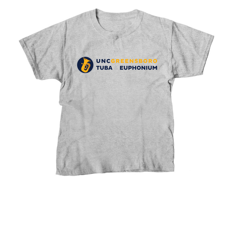 UNCG Tuba & Euphonium, a Sport Grey Youth Unisex Tee