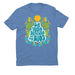 La Vida Depende de los R?os, a Azure Blue Allmade Eco Triblend Unisex Tee