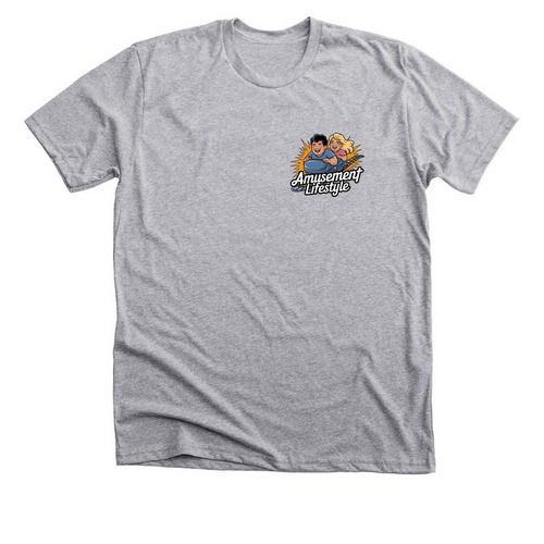 Amusement Lifestyle Gear, a Athletic Heather Premium Unisex Tee