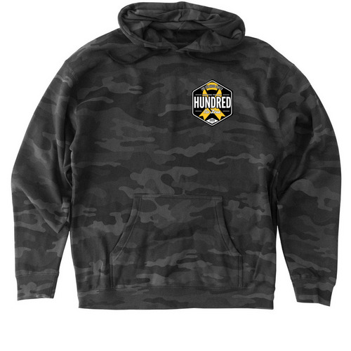 September Childhood Cancer Awareness 2025&nbsp;, a Black Camo Heavyweight Camo Pullover Hoodie