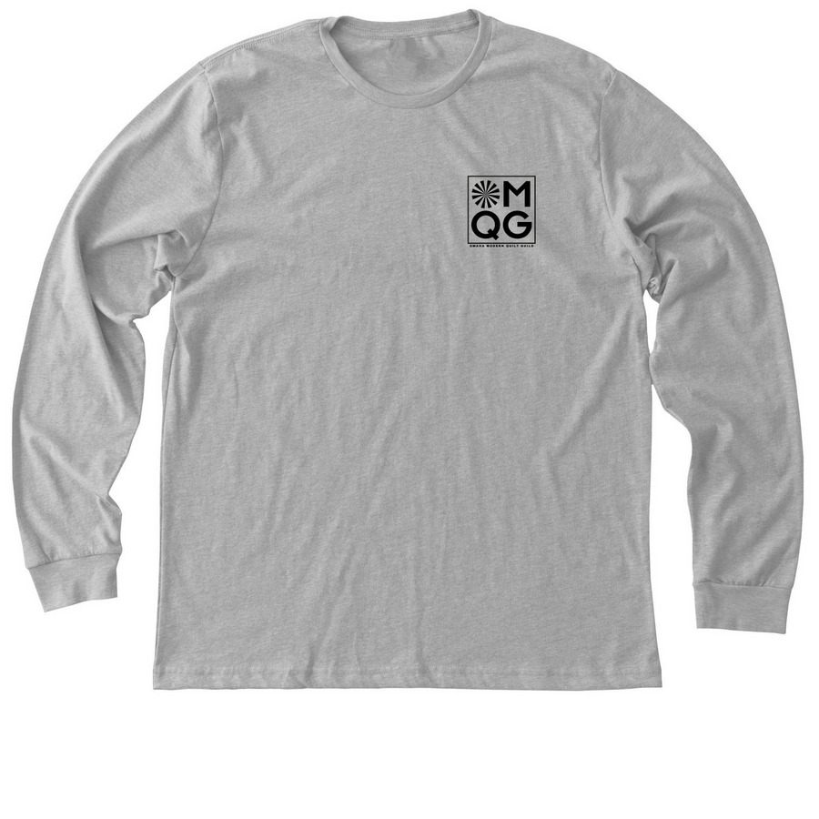 OMQG logo alternate (on back), a Athletic Heather Premium Long Sleeve Tee